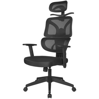 Paracon MESH Pro Gaming- en Bureaustoel - Zwart